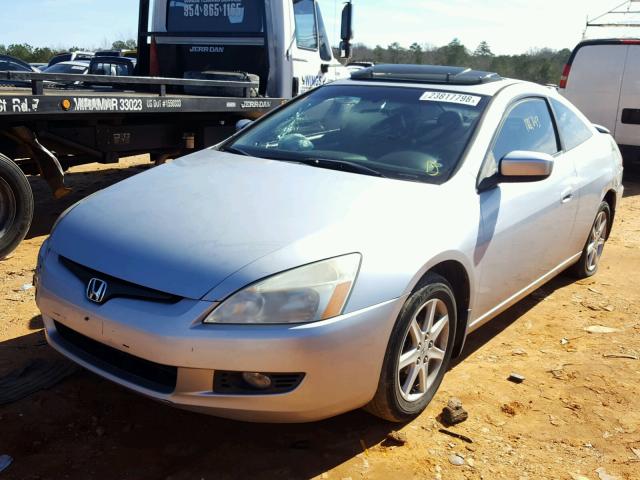 1HGCM82633A004755 - 2003 HONDA ACCORD EX SILVER photo 2