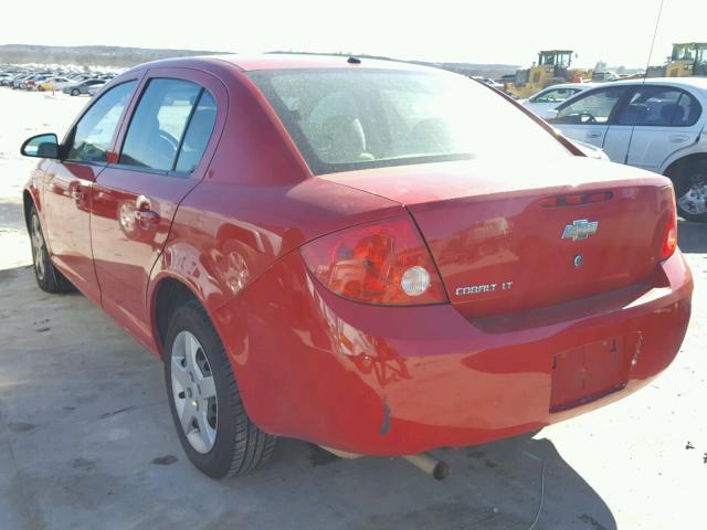 1G1AL58F587147783 - 2008 CHEVROLET COBALT LT RED photo 3