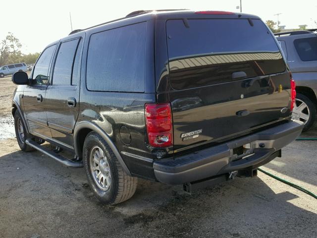 1FMRU15L42LA26358 - 2002 FORD EXPEDITION BLACK photo 3