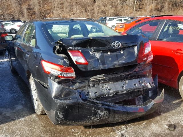 4T1BF3EK7BU172472 - 2011 TOYOTA CAMRY BASE BLACK photo 3