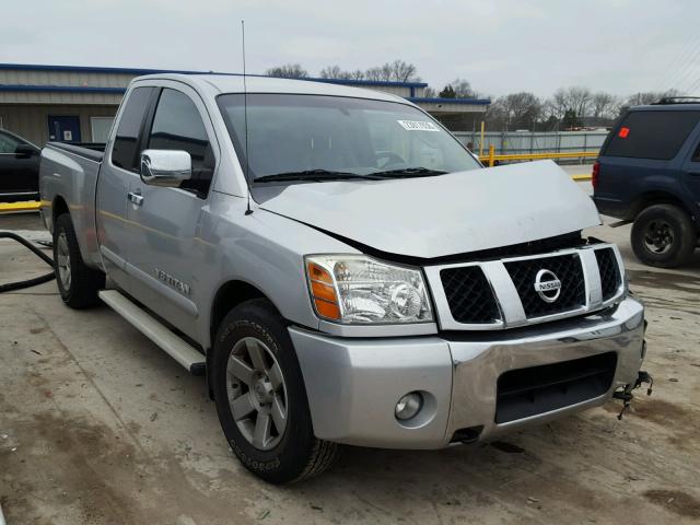 1N6BA06A97N234265 - 2007 NISSAN TITAN XE SILVER photo 1