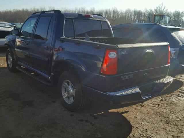 1FMZU67K24UA22114 - 2004 FORD EXPLORER S BLUE photo 3