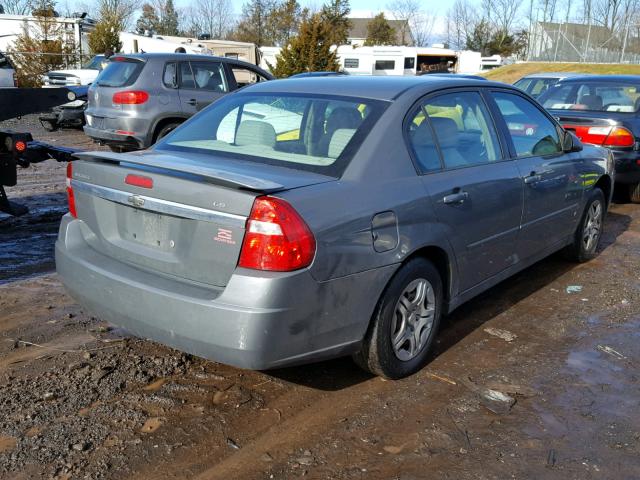 1G1ZS58F47F297989 - 2007 CHEVROLET MALIBU LS GRAY photo 4