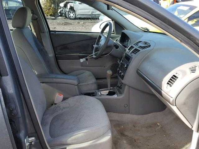 1G1ZS58F47F297989 - 2007 CHEVROLET MALIBU LS GRAY photo 5