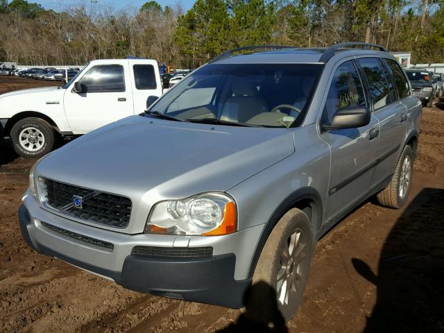 YV1CZ91H541067621 - 2004 VOLVO XC90 T6 SILVER photo 2