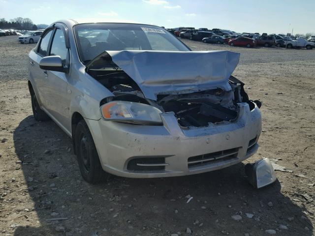 KL1TD56638B146507 - 2008 CHEVROLET AVEO BASE SILVER photo 1