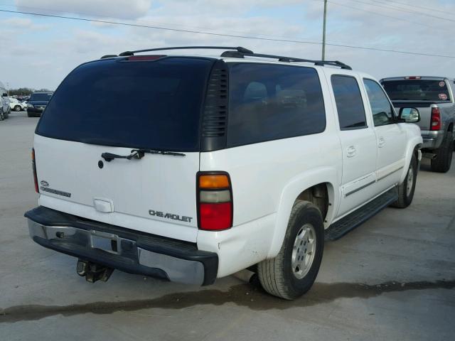 3GNEC16Z05G193026 - 2005 CHEVROLET SUBURBAN C WHITE photo 4