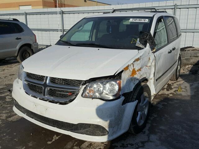 2C4RDGBG0FR734294 - 2015 DODGE GRAND CARA WHITE photo 2