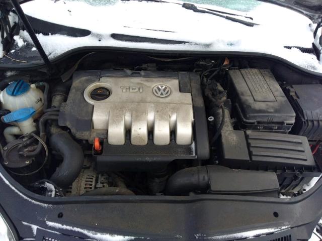 3VWDT71K16M002845 - 2006 VOLKSWAGEN JETTA TDI BLACK photo 7