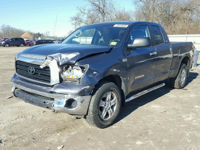 5TBBT54127S456601 - 2007 TOYOTA TUNDRA DOU GRAY photo 2