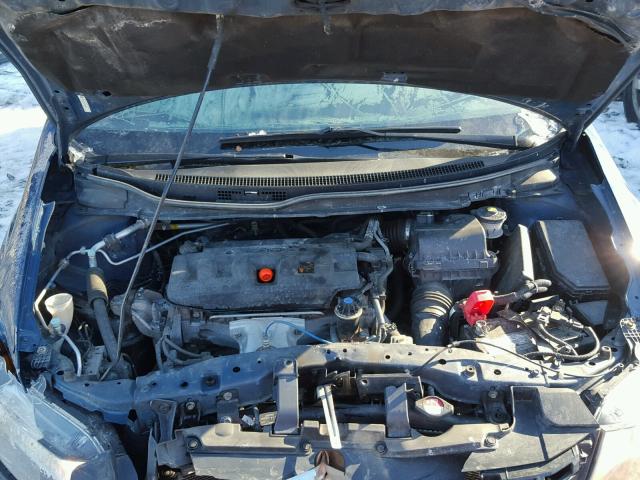 2HGFB2F8XCH546593 - 2012 HONDA CIVIC EX ლურჯი ფოტო 7