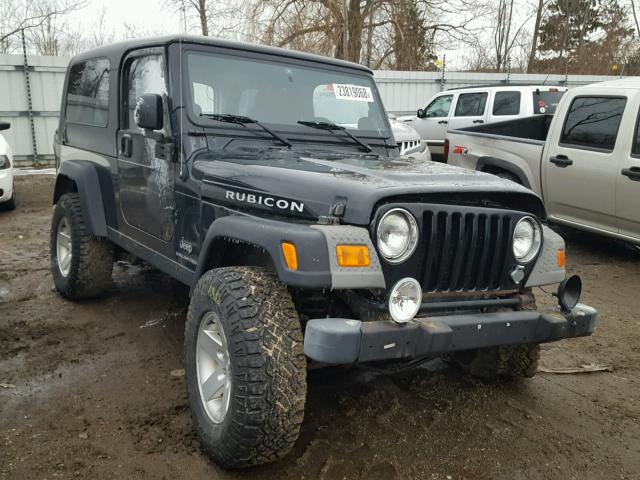 1J4FA64S05P372503 - 2005 JEEP WRANGLER / BLACK photo 1