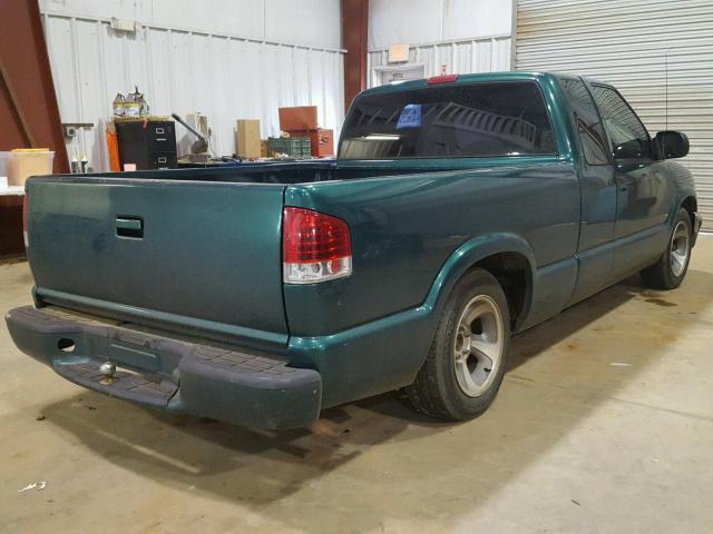 1GCCS194XWK132957 - 1998 CHEVROLET S TRUCK S1 GREEN photo 4