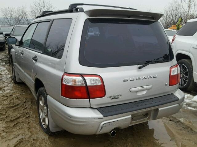 JF1SF65661H753113 - 2001 SUBARU FORESTER S GRAY photo 3