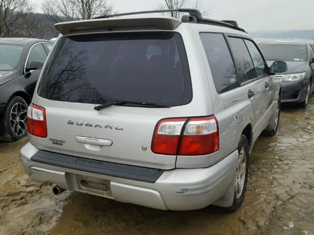 JF1SF65661H753113 - 2001 SUBARU FORESTER S GRAY photo 4