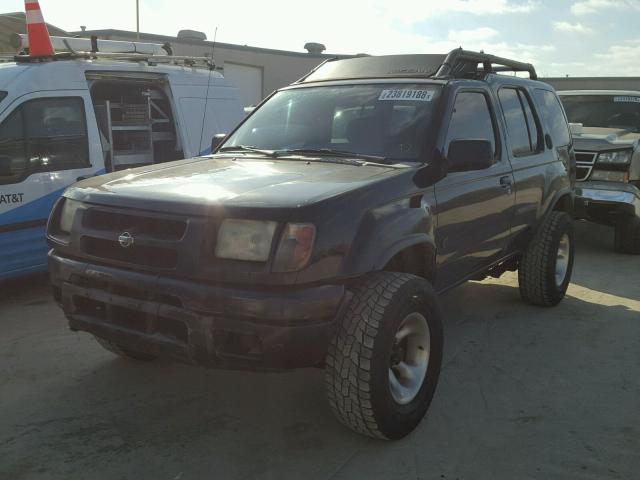 5N1ED28Y41C528524 - 2001 NISSAN XTERRA XE BLACK photo 2