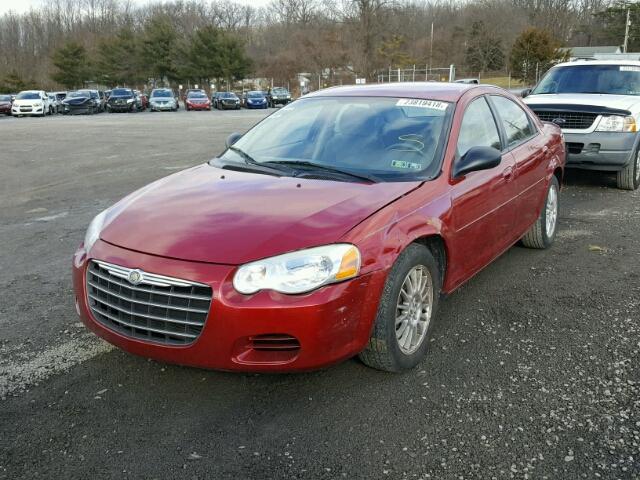 1C3EL56R46N225568 - 2006 CHRYSLER SEBRING TO RED photo 2