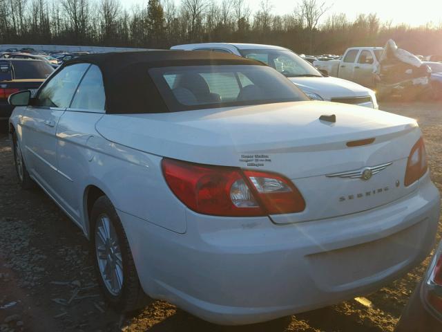 1C3LC55R08N295273 - 2008 CHRYSLER SEBRING TO WHITE photo 3