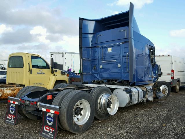 4V4NC9EG1GN964146 - 2016 VOLVO VN VNL BLUE photo 4