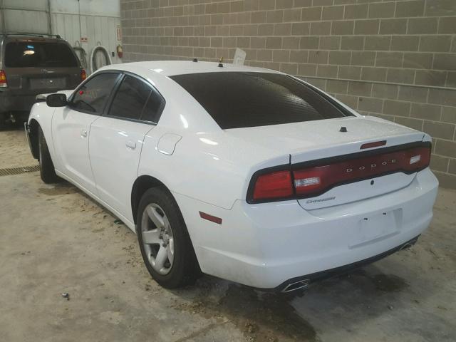 2C3CDXAT2CH221140 - 2012 DODGE CHARGER PO WHITE photo 3