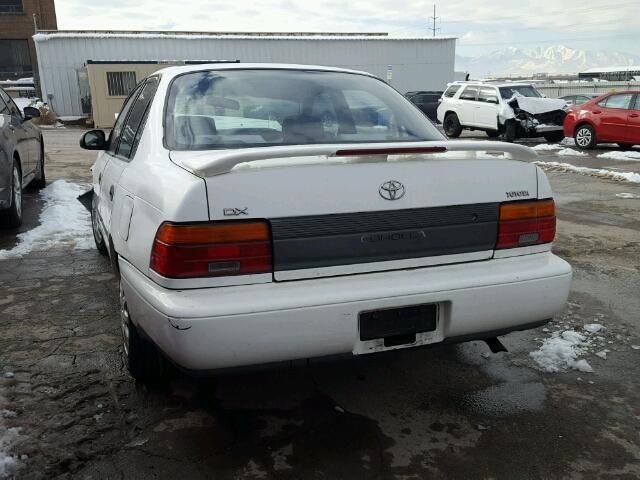 1NXAE09B0SZ351167 - 1995 TOYOTA COROLLA LE WHITE photo 3