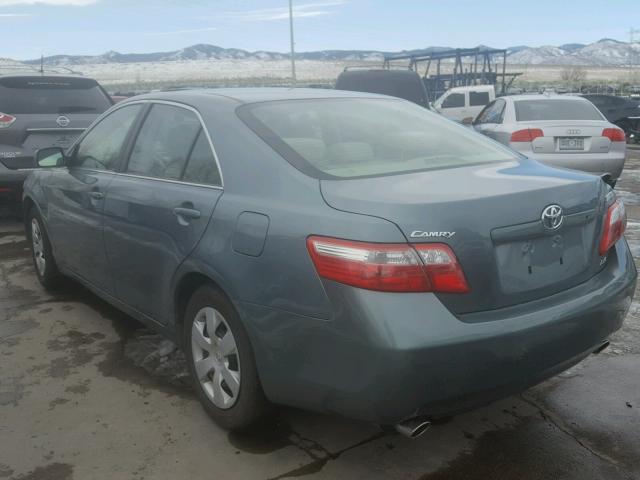 4T1BK46K29U596815 - 2009 TOYOTA CAMRY SE GREEN photo 3