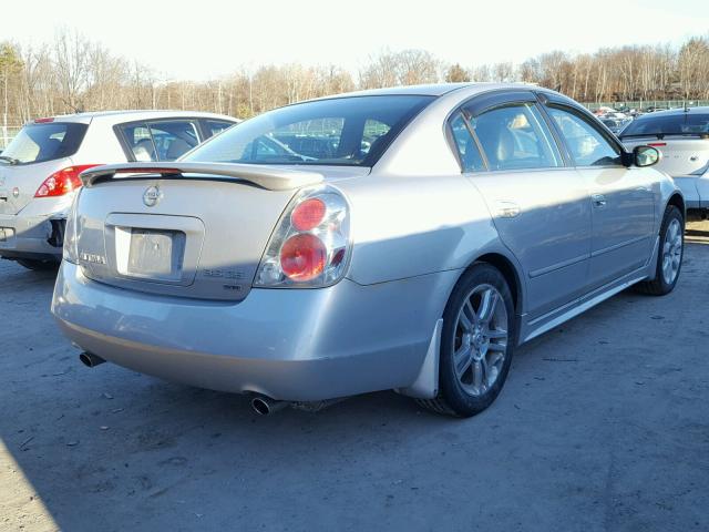 1N4BL11E45C296006 - 2005 NISSAN ALTIMA SE SILVER photo 4