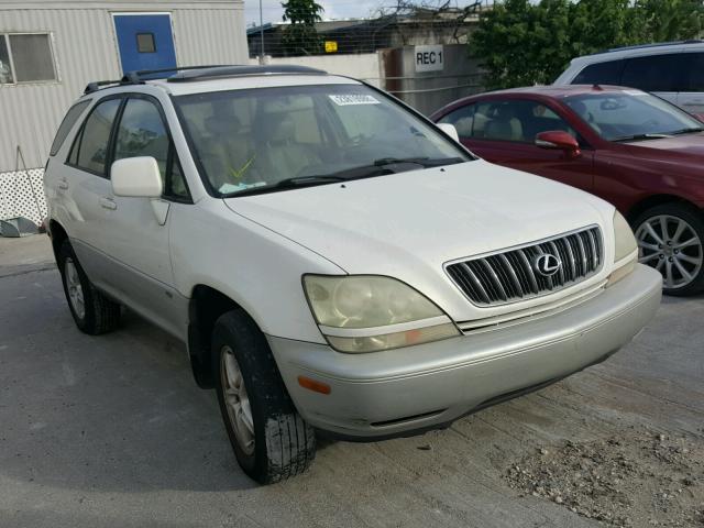 JTJGF10U020120791 - 2002 LEXUS RX 300 WHITE photo 1