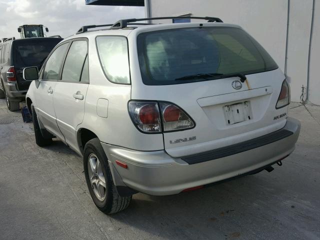 JTJGF10U020120791 - 2002 LEXUS RX 300 WHITE photo 3