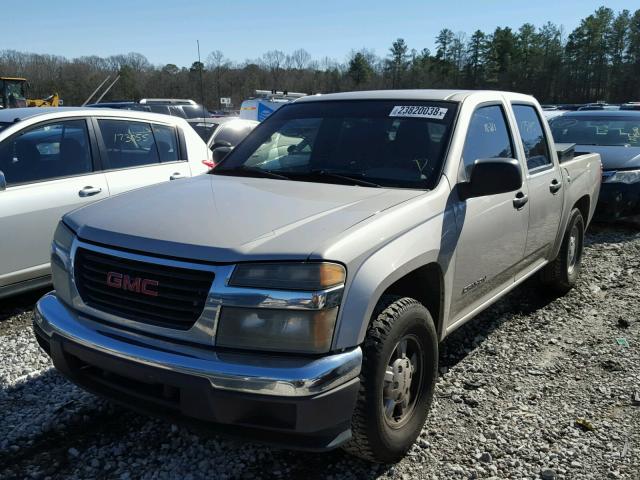 1GTCS136858235428 - 2005 GMC CANYON SILVER photo 2