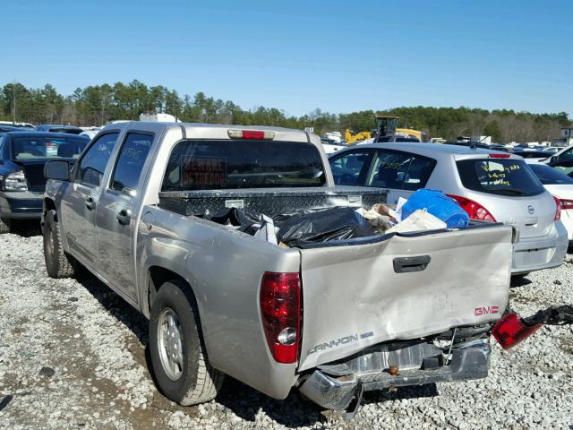 1GTCS136858235428 - 2005 GMC CANYON SILVER photo 3