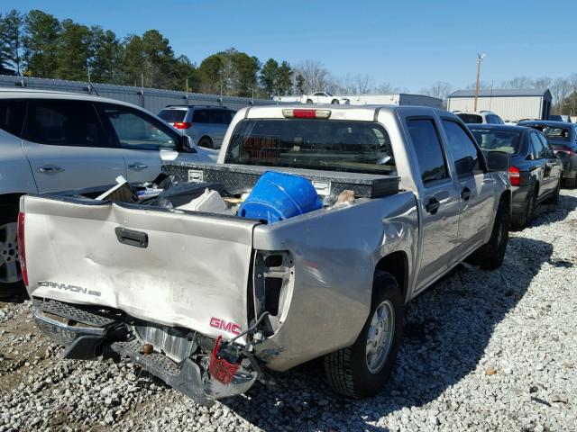 1GTCS136858235428 - 2005 GMC CANYON SILVER photo 4