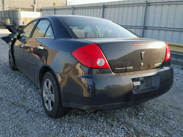 1G2ZF57B784259698 - 2008 PONTIAC G6/VALUE L BLACK photo 3