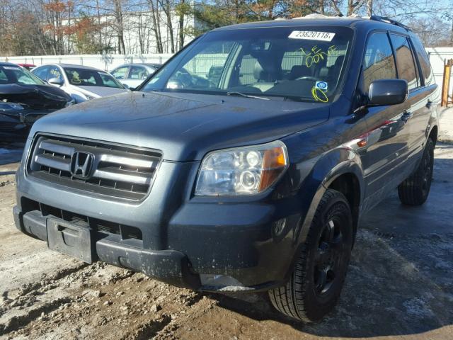 5FNYF18526B014578 - 2006 HONDA PILOT EX GRAY photo 2