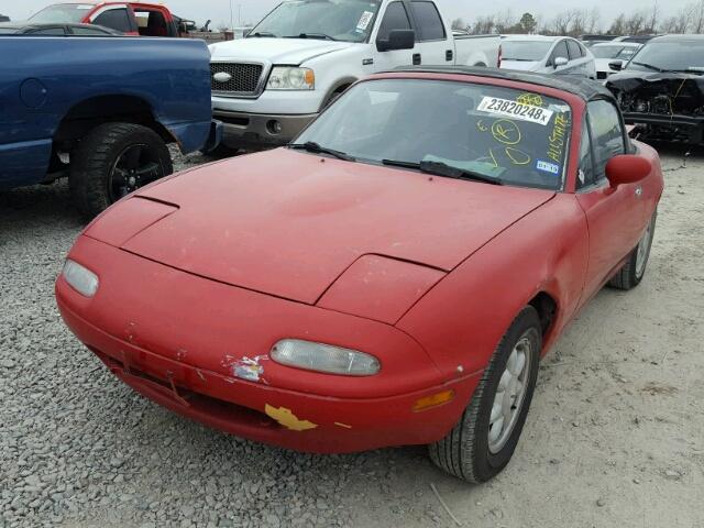 JM1NA3516N1300634 - 1992 MAZDA MX-5 MIATA RED photo 2