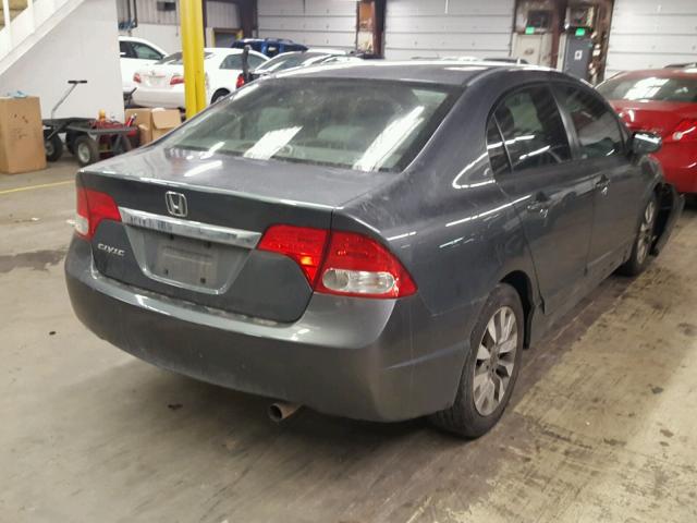 19XFA1F89AE085004 - 2010 HONDA CIVIC EX GRAY photo 4