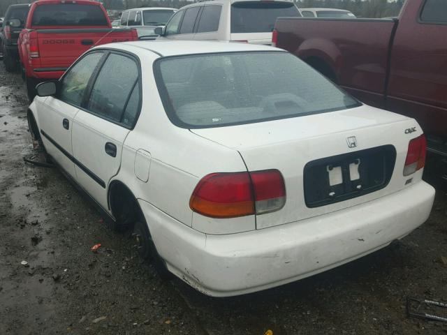 2HGEJ6527WH566145 - 1998 HONDA CIVIC DX WHITE photo 3