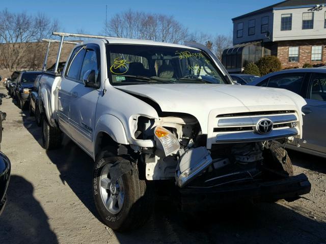 5TBDT44175S500480 - 2005 TOYOTA TUNDRA DOU WHITE photo 1