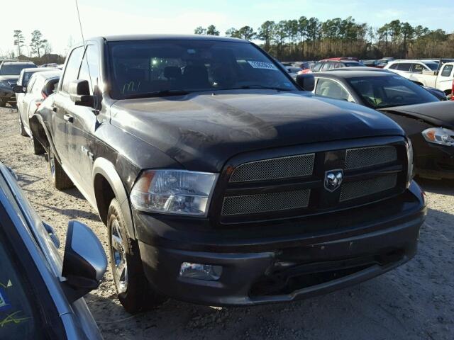 1D3HB13TX9S744965 - 2009 DODGE RAM 1500 BLACK photo 1