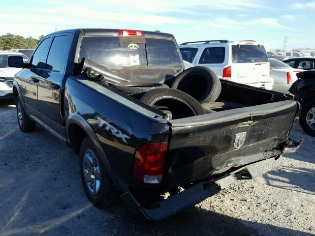 1D3HB13TX9S744965 - 2009 DODGE RAM 1500 BLACK photo 3