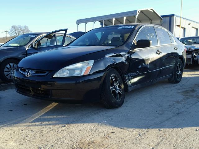 1HGCM56415A013528 - 2005 HONDA ACCORD LX BLACK photo 2