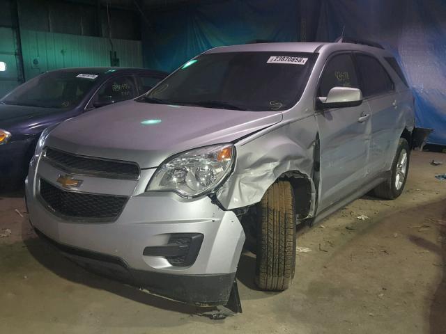 2GNALDEK0D6281721 - 2013 CHEVROLET EQUINOX LT SILVER photo 2