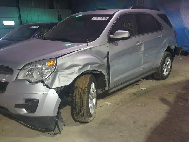 2GNALDEK0D6281721 - 2013 CHEVROLET EQUINOX LT SILVER photo 9