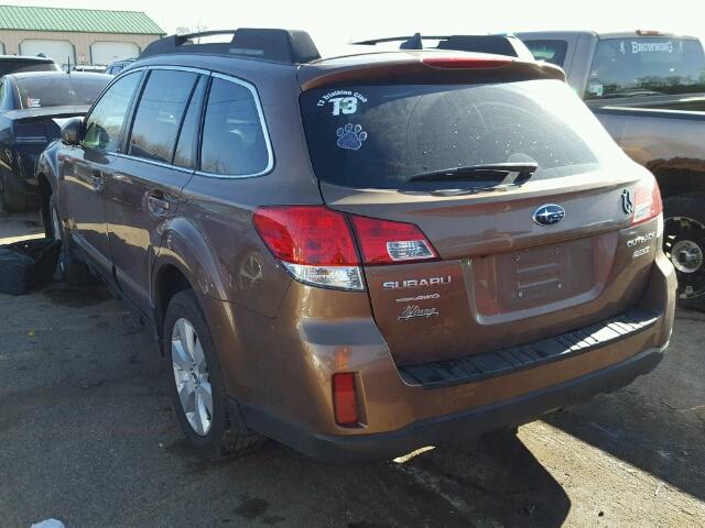4S4BRBLC0C3260770 - 2012 SUBARU OUTBACK 2. BROWN photo 3
