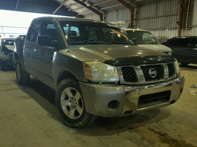 1N6BA07A06N519028 - 2006 NISSAN TITAN XE TAN photo 1