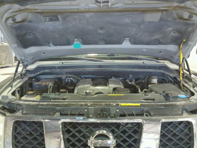 1N6BA07A06N519028 - 2006 NISSAN TITAN XE TAN photo 7