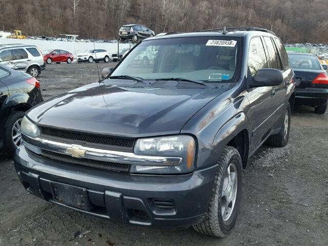 1GNDT13S072116056 - 2007 CHEVROLET TRAILBLAZE CHARCOAL photo 2