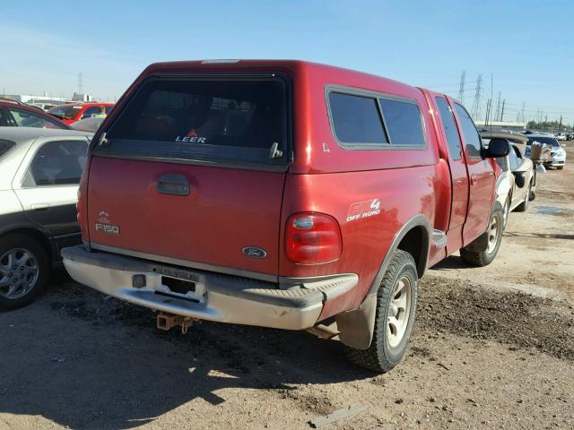 1FTRX08LX3KD05239 - 2003 FORD F150 RED photo 4