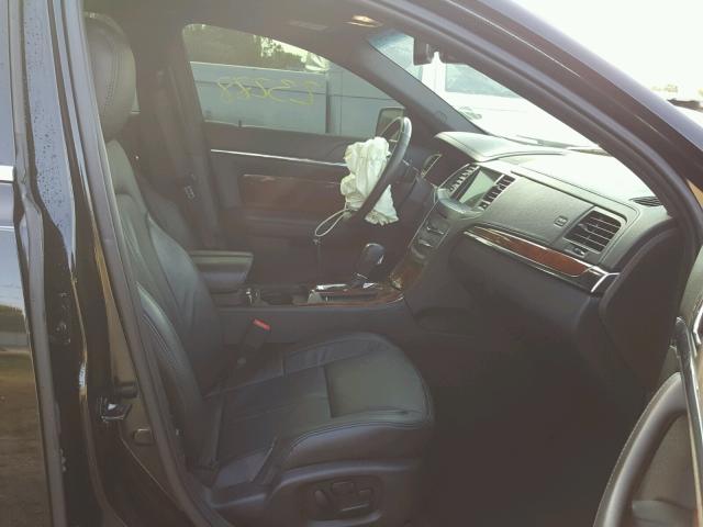 1LNHL9DKXGG600130 - 2016 LINCOLN MKS BLACK photo 5