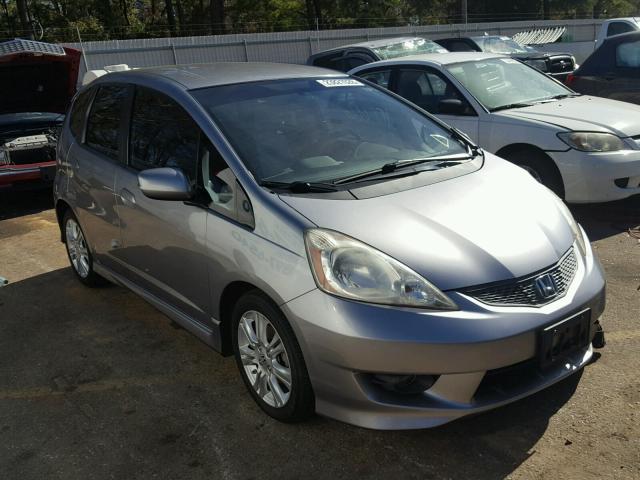 JHMGE874X9S045373 - 2009 HONDA FIT SPORT SILVER photo 1